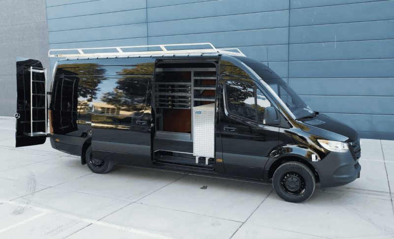 Bedrijfswageninrichting elektricien