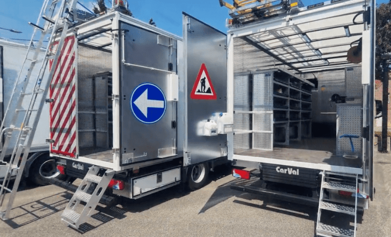Bedrijfswageninrichting industrie