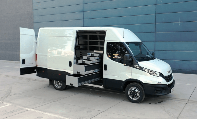 Bedrijfswageninrichting servicevoertuig